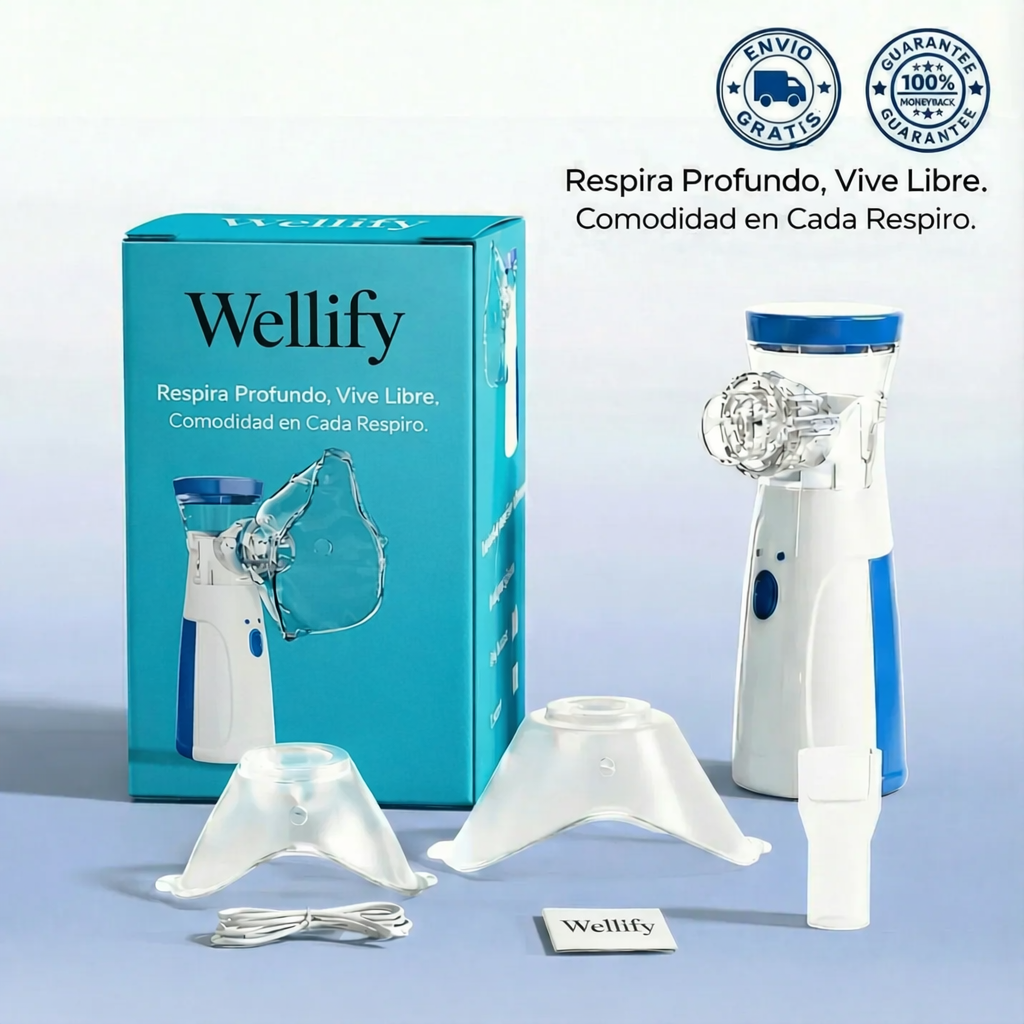 Nebulizador portátil de malla Wellify™